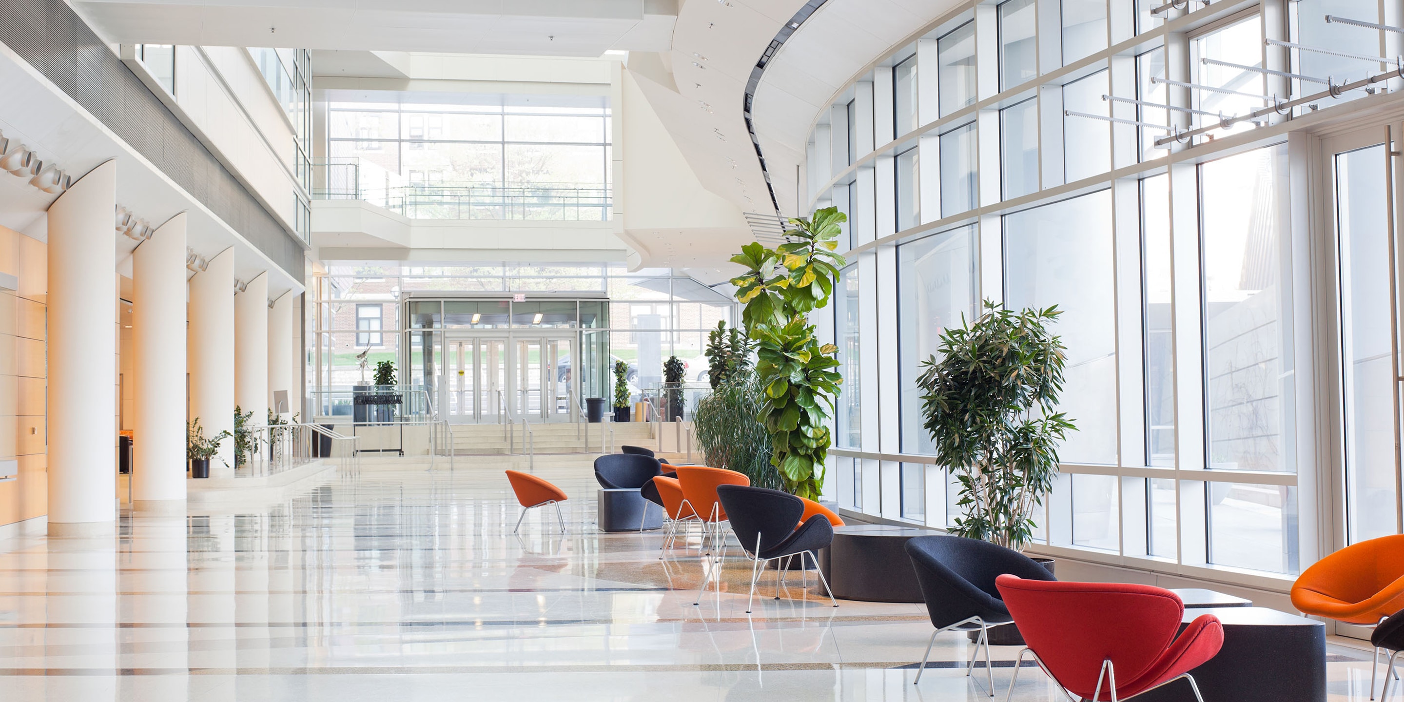 Security personnel monitoring security footage